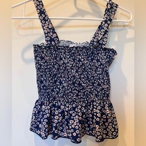 Urban Outfitters floral cropped tank